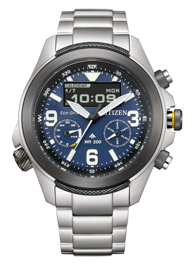 CITIZEN Men's Stainless Steel Strap Analog Watch JV1006-51L - 44 mm