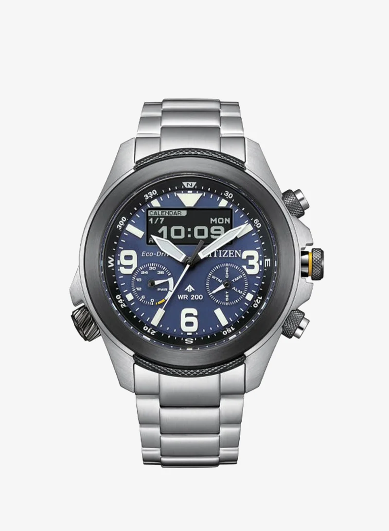CITIZEN Men's Stainless Steel Strap Analog Watch JV1006-51L - 44 mm