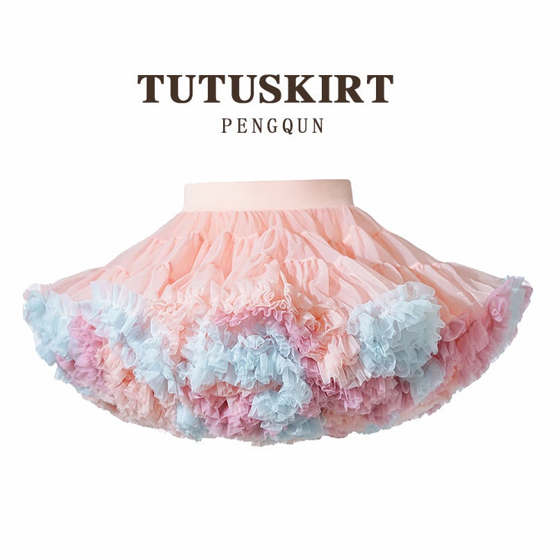 Children'S Tutu Skirt Girls Skirt Tutu Skirt Baby Princess Skirt Mesh Skirt Dance Tutu Skirt - Image 1