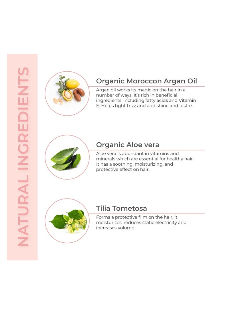Best Life Best Life Moroccan Argan Oil Hair Shampoo for Dull Dry Frizzy Hair 300 Ml Moisturize Strengthen Curly and Wavy Hair  - Image 3