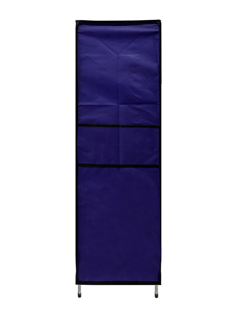 SANAMSTORE Multi Utility 6 Layer Metal Pipe with Non-Woven 100GSM Fabric Cover Shoe/Cloth/Toy/Books Rack-Dark Blue - Image 5