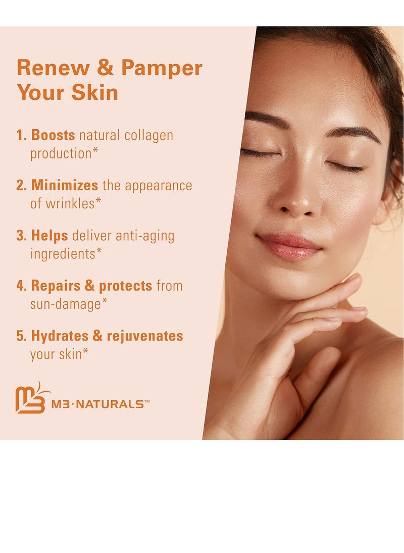 M3 Naturals - Vitamin C Face Serum - Anti Aging Dark Spot Remover and Vitamin C Serum | Hydrate with Vitamin C Serum for Face, Facial Serum Infused with Vitamin C Oil - Ultimate Serum for Face Care by M3 Naturals - Image 1
