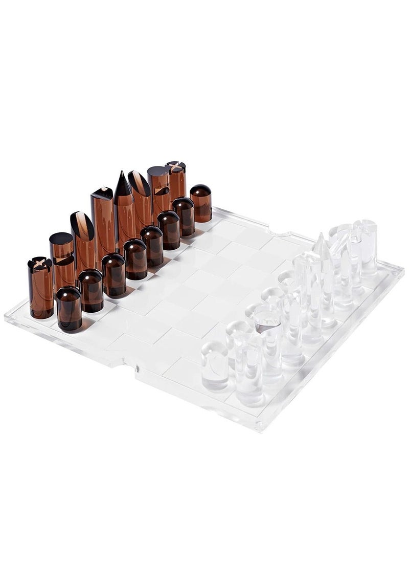 SUNNY LIFE - Lucite Chess & Checkers - Image 1