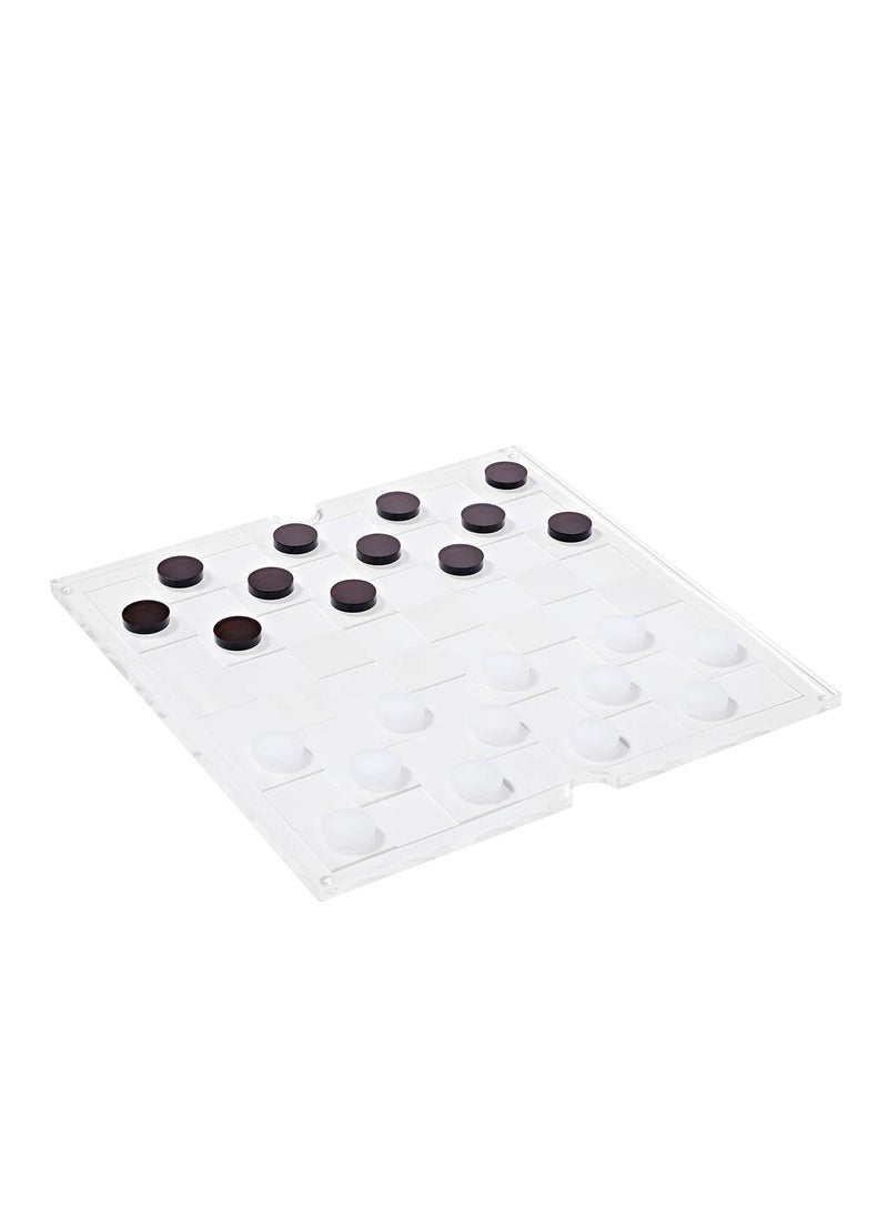 SUNNY LIFE - Lucite Chess & Checkers - Image 1