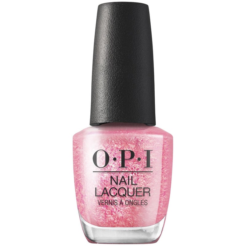 OPI Nail Lacquer Pixel Dust | Opaque Light Pink Shimmer Chip Resistant Nail Polish | Xbox Collection - Image 1