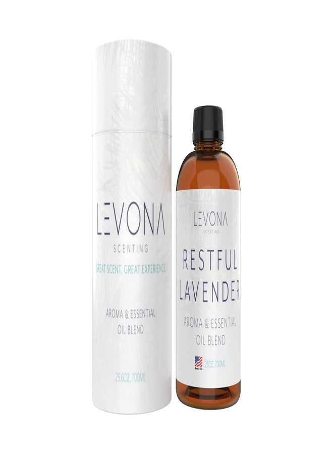 LEVONA SCENT زيوت عطرية نقية من ليفونا سينتس لأجهزة التبخير المنزلي - زيت اللافندر العطري الهادئ هو مزيج زهري من الأوكالبتوس والبرغموت واللافندر - زيت معطر - Image 1