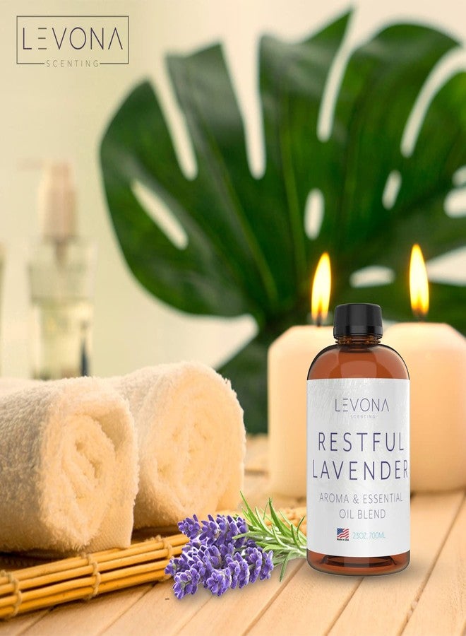 LEVONA SCENT زيوت عطرية نقية من ليفونا سينتس لأجهزة التبخير المنزلي - زيت اللافندر العطري الهادئ هو مزيج زهري من الأوكالبتوس والبرغموت واللافندر - زيت معطر - Image 4