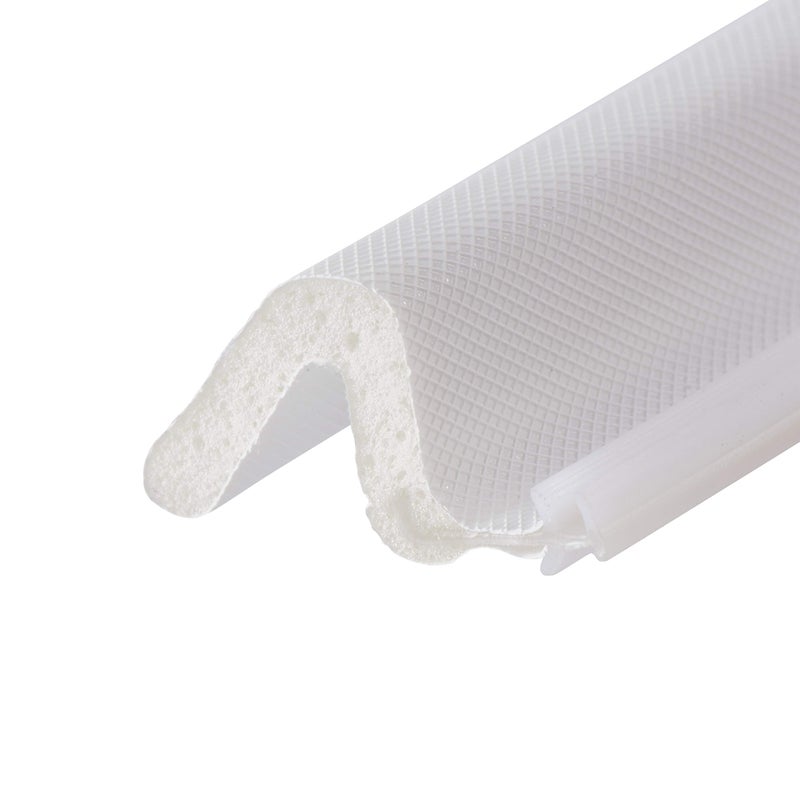 White Weather Stripping Seal Exterior Door Strip for Frame Set Includes One 36 Header and Two 84 Jambs Strips White