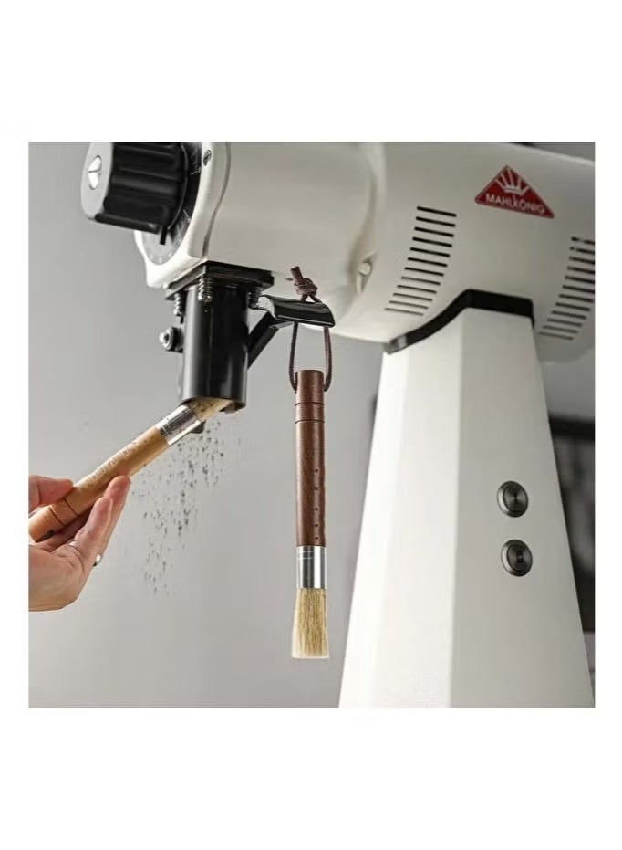 Jarrah Manual Coffee Grinder Cleaning Brush Wooden Handle Coffee Grinder Brush for Burr Grinder and Coffee Tools - Image 4