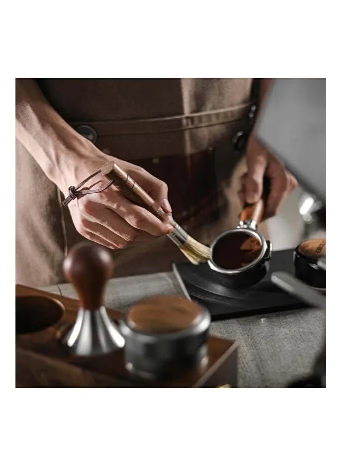 Jarrah Manual Coffee Grinder Cleaning Brush Wooden Handle Coffee Grinder Brush for Burr Grinder and Coffee Tools - Image 5