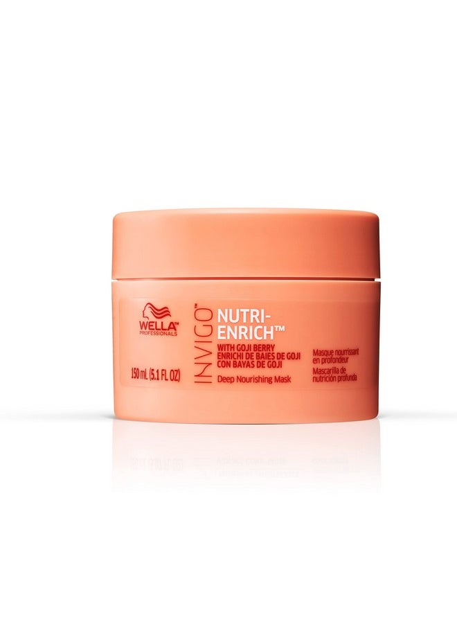 Wella Professionals Wella Professionals Invigo Nutri-Enrich Mask| Deep Nourishing & Moisturizing Hair Mask For Dry & Damaged Hair| 5.07 Fl Oz  - Image 1