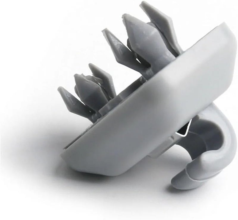 Wivplex 2Pcs Gray Car Sun Visor Clip Hook - Image 3