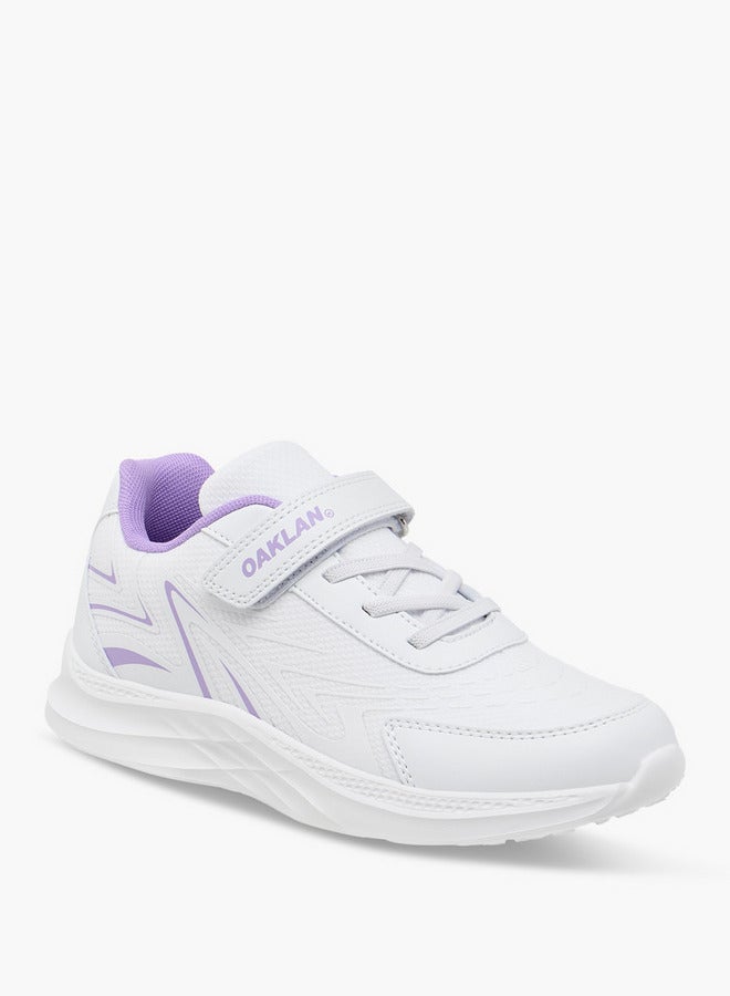 Oaklan by Shoexpress Girls Panelled Sports Shoes with Hook and Loop Closure  - Image 2