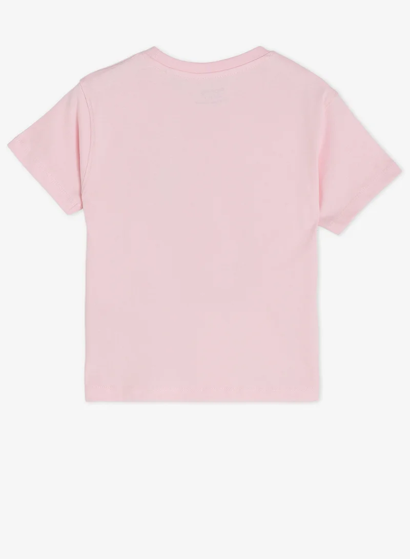 ريبلز مع نمشي Girls Drop Shoulder T-shirt