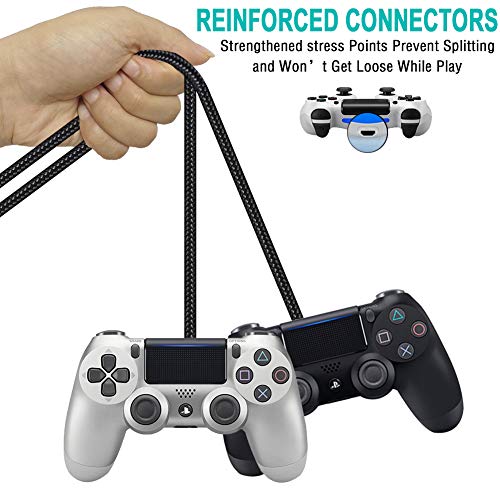SCOVEE PS4 Controller Charger Cable for Xbox One Controller,Micro USB Cable PS4 Charger Cord for Sony PlayStation 4 DualShock,PS 4 Slim Pro Game Consoles,Braided Micro B Charging Wire for Xbox One S X 6ft - Image 3