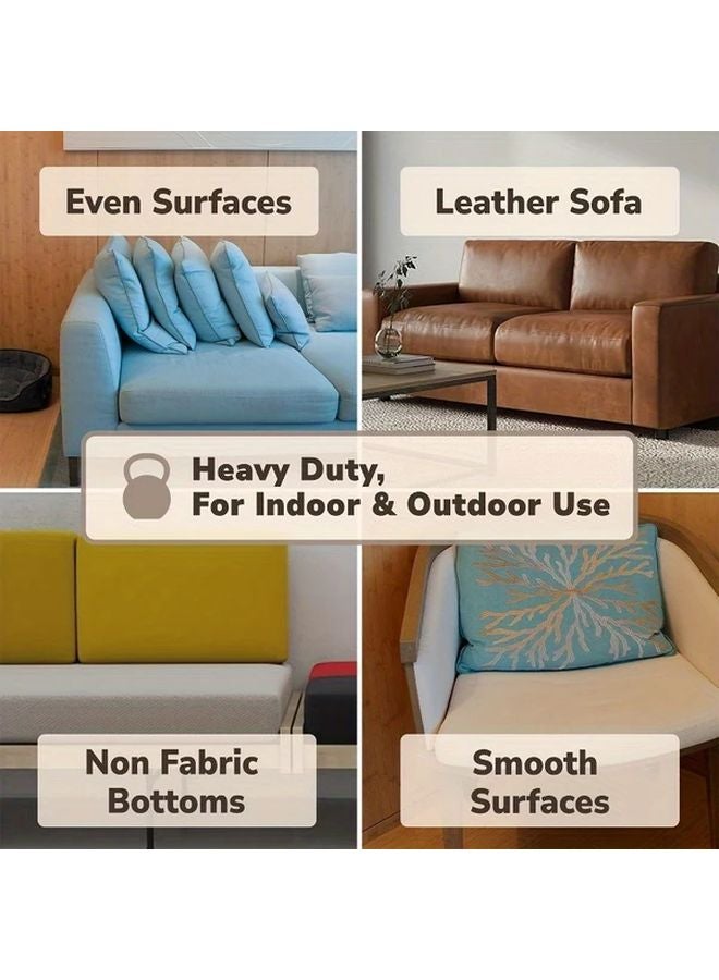 2 Rolls 4in X 6.5ft Non Slip Couch Cushion Grip Tape Anti Slip Pads Heavy Duty Adhesive Strips - Image 4