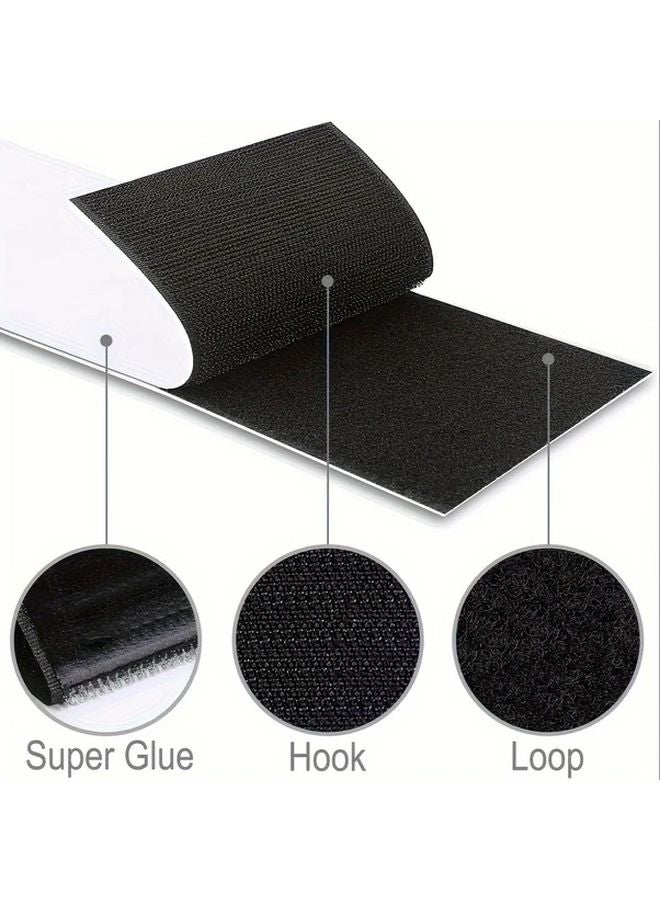 2 Rolls 4in X 6.5ft Non Slip Couch Cushion Grip Tape Anti Slip Pads Heavy Duty Adhesive Strips - Image 1