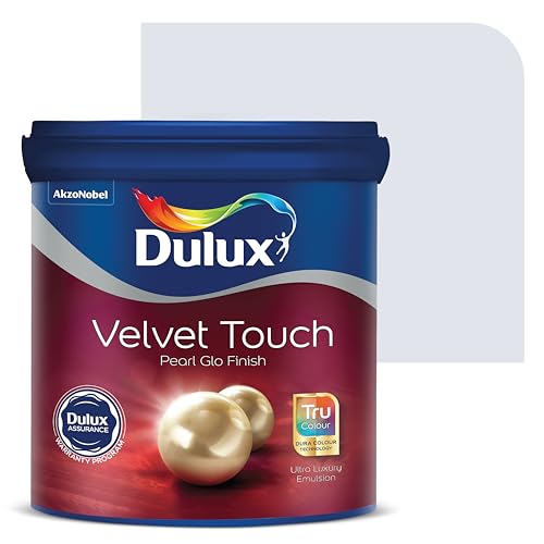 Dulux Velvet Touch Pearl GLO Interior Emulsion Paint (1L, Lavender Touch) – Luxurious soft-sheen wall paint, highly durable, washable, rich, intense colors, with 6-year warranty - Image 1
