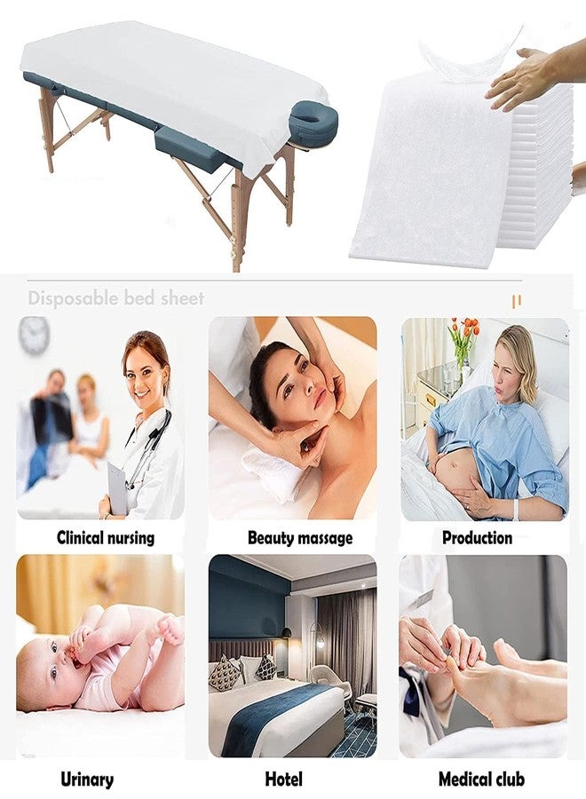 KUDIZE Laminated Water Proof Disposable Non-Woven 30 GSM Bed Sheet for Hospital; Hotel; Spa and Beauty Parlor (31 x 72 Inch/78.70 x 182.90 cm) (Pack of 100) - Image 5