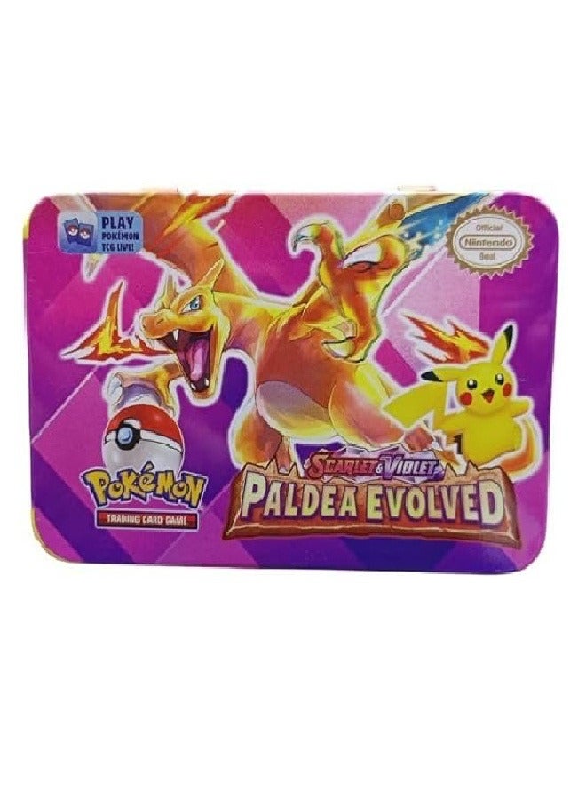 بوكيمون Pokemonn Trading Card Game Pokemonn Metal Box All Rare Series Set Of 40 Cards - 37 Normal Cards And 3 Special Cards… - Image 2