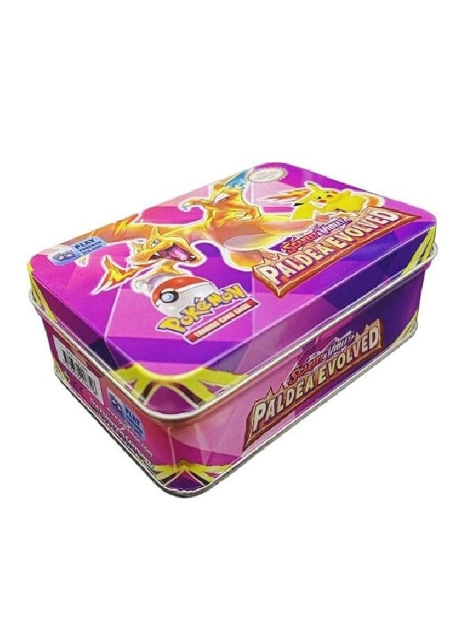 بوكيمون Pokemonn Trading Card Game Pokemonn Metal Box All Rare Series Set Of 40 Cards - 37 Normal Cards And 3 Special Cards… - Image 1
