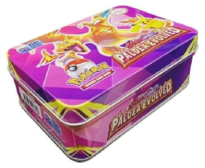 بوكيمون Pokemonn Trading Card Game Pokemonn Metal Box All Rare Series Set Of 40 Cards - 37 Normal Cards And 3 Special Cards… - Image 1