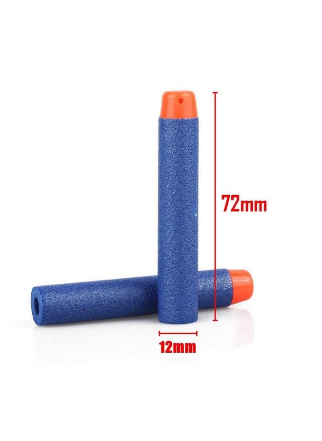 JERN Toy Bullet Foam Dart Bullets for Nerf N-Strike Elite Guns, Blue (Pack of 50)