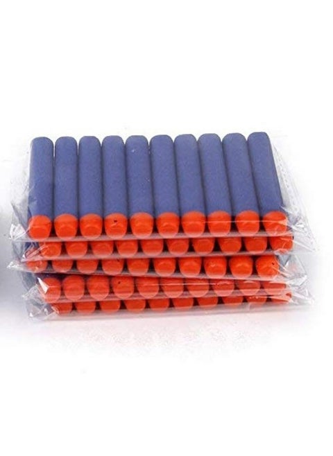 JERN Toy Bullet Foam Dart Bullets for Nerf N-Strike Elite Guns, Blue (Pack of 50)