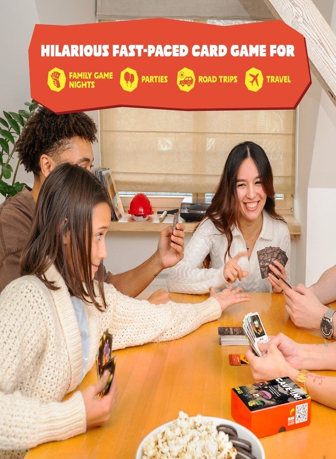Clever Fox Play Cave-in – The Wildly Hilarious Push-Your-Luck Card Game Where Greed Meets Disaster – Action-Packed Sabotage Party Game for Families, Kids, Teens & Adults, 2–5 Players - Image 2