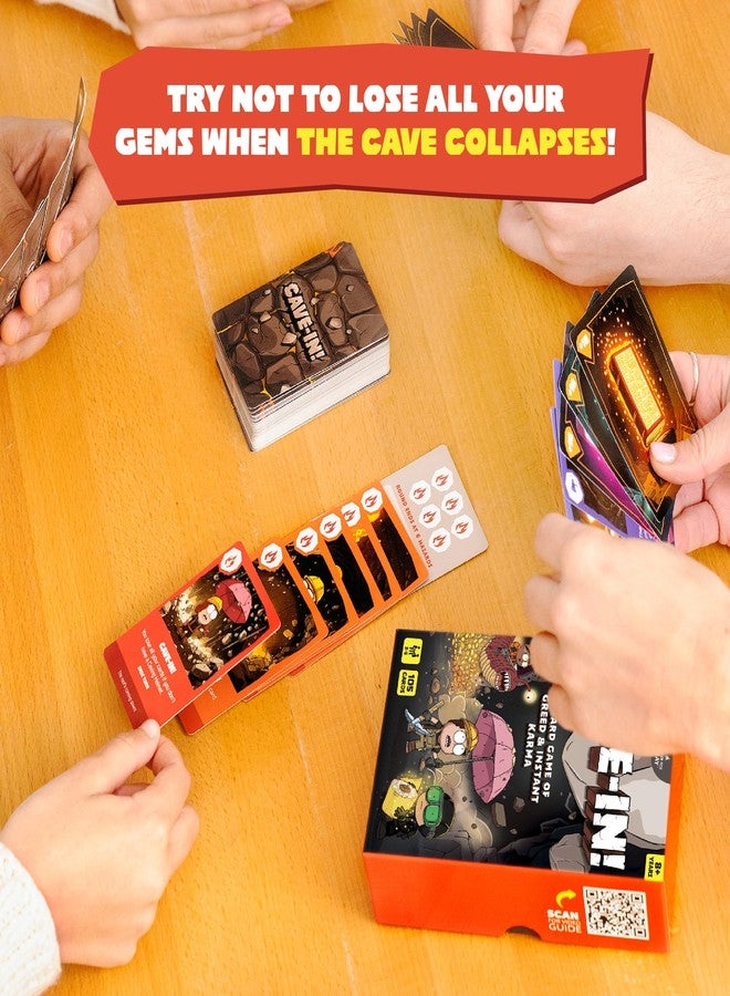 Clever Fox Play Cave-in – The Wildly Hilarious Push-Your-Luck Card Game Where Greed Meets Disaster – Action-Packed Sabotage Party Game for Families, Kids, Teens & Adults, 2–5 Players - Image 5