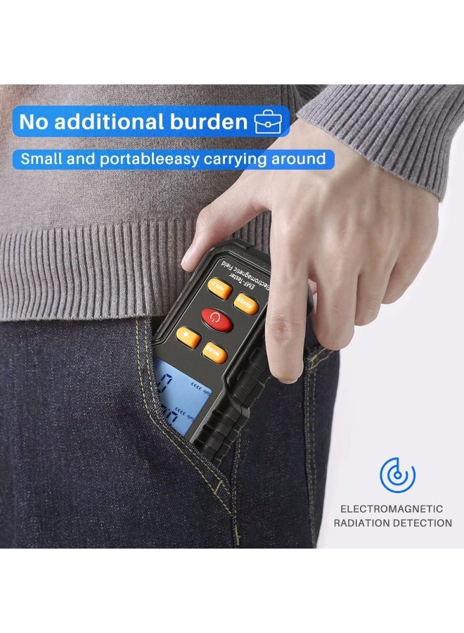 3 in 1 EMF Meter, EMF Reader, Electromagnetic Field Radiation Detector,EMF Tester for Home, EMF Detector with sound light alarm,Ghost Hunting Equipmetent - Image 5