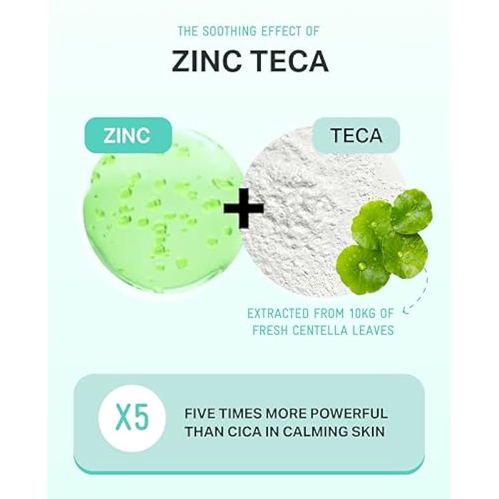 BRING GREEN ZINC TECA Serum with Niacinamide | Soothing Face Serum for Sensitive Skin, Pore Minimizing & Hydrating | Korean Skincare for Breakouts & Uneven Texture - Image 4