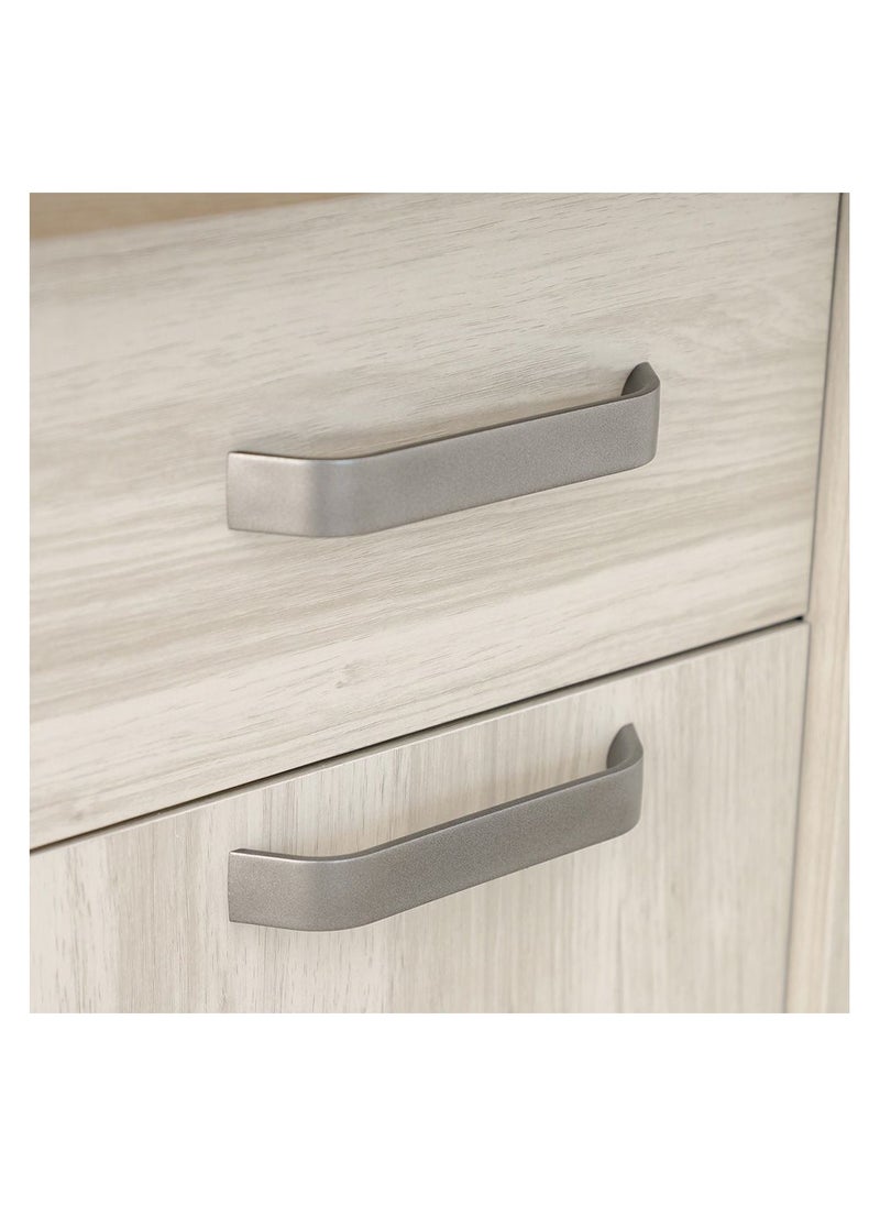 DANUBE HOME Olivos طاولة كمبيوتر مكتب مكتب محطة عمل حديثة للكمبيوتر المحمول طاولة ألعاب خشبية طاولة دراسة للمنزل وغرفة المعيشة وغرفة النوم 120 × 60 × 75 سم رمادي رمادي / بلوط  - Image 5