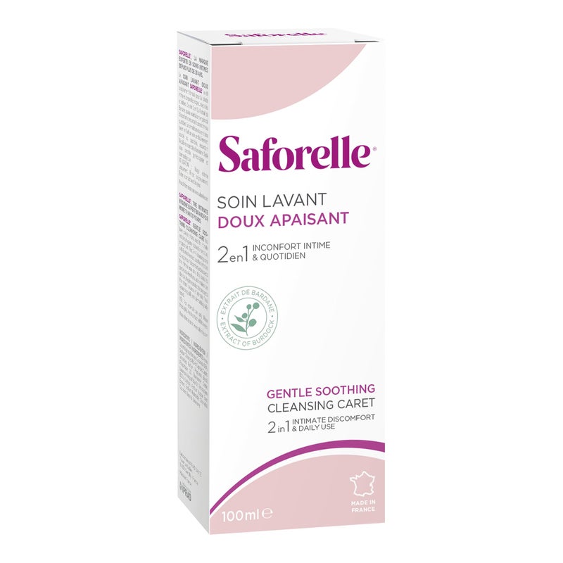 Saforelle سافوريل للعناية بالتنظيف اللطيف 100 مل - Image 1