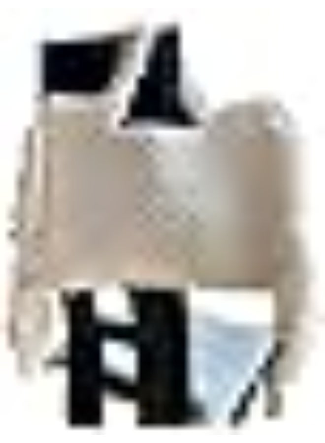 HMK CRAFTS Classic Macrame Handheld Clutch Bag with Integrated Handle and Voluminous Side Fringe Detail. - Image 3