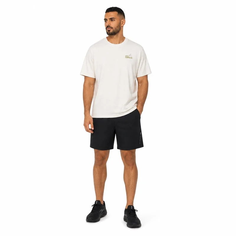 Anta black TRN Men's Knit Shorts for Men | Best Price UAE