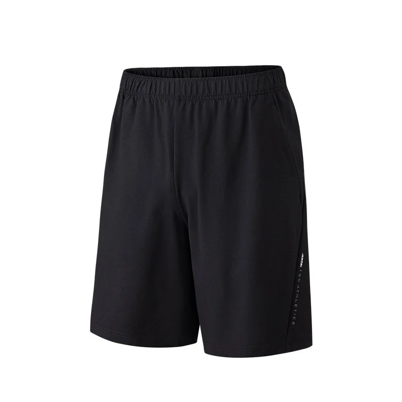 Anta black TRN Men's Knit Shorts for Men | Best Price UAE