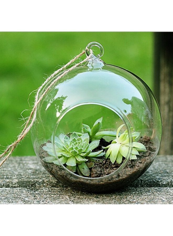 Beauenty Hanging Glass Vase Clear 16 x 16 x 10cm  - Image 3