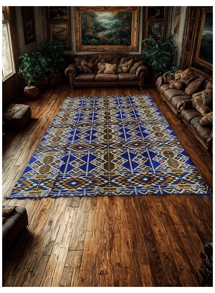 سمارت هوم حصيرة أرضية كبيرة 270x170 سم مع قاعدة من التاربولين المقاوم للماء – حصيرة خندق مقاومة للرطوبة – سجادة خارجية عملية للحدائق والتخييم والنزهات - Image 1