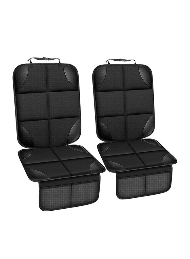Arabest Car Seat Protector, 600D Leather Auto Seat Cover Set with Non-Slip Backing, Waterproof Seat Covers for Car with Thick Pad Back Seat Cover for Kids (No Imprints) - Image 1