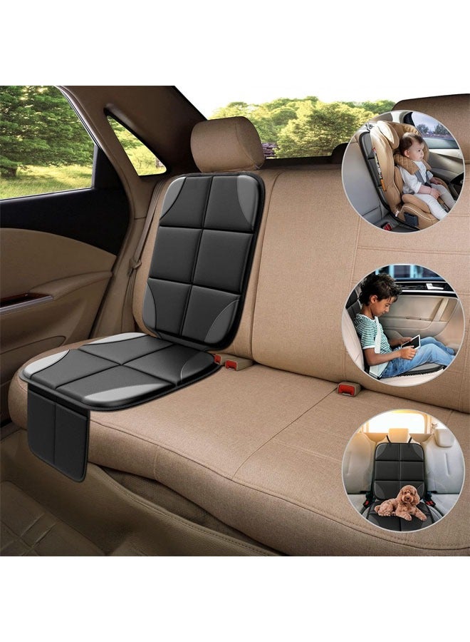 Arabest Car Seat Protector, 600D Leather Auto Seat Cover Set with Non-Slip Backing, Waterproof Seat Covers for Car with Thick Pad Back Seat Cover for Kids (No Imprints) - Image 5