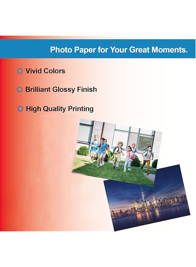 مارك ورق صور A4 لامع مقاوم للماء 20 ورقة لورق الصور ورق صور A4 - Image 3