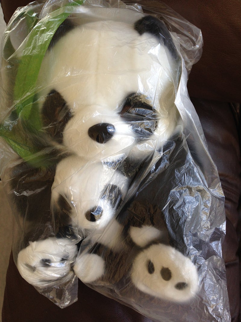 Aurora® Adorable Miyoni® Panda with Cub Stuffed Animal - Lifelike Detail - Cherished Companionship - Black 15 Inches - Image 2