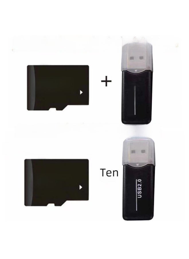 HD Cartoon Memory Card 4GB Video Recording Children Digital Camera Photo Memory Card 16g Memory Card 8g 32g-Color:Black-Capacity:TF8GB Memory Card + Card Reader  - Image 2