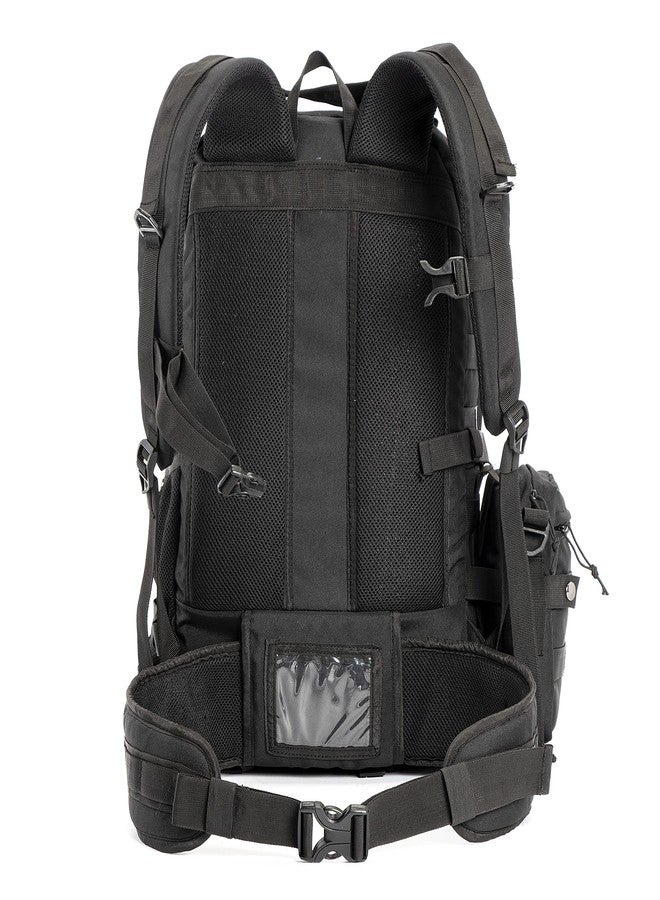 TriPole حقيبة ظهر عسكرية تكتيكية من تريبول ألفا سعة 45 لترًا مع حقيبة كتف قابلة للفصل | غطاء للمطر | ضمان لمدة 3 سنوات | - Image 2