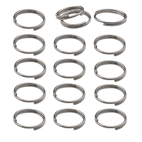 WOCRAFT 500pcs Stainless Steel Split Rings Double Loop Jump Rings Mini Connector Key Rings for Jewelry Making Necklaces Bracelet Earrings (0.7x10mm-12652) - Image 1