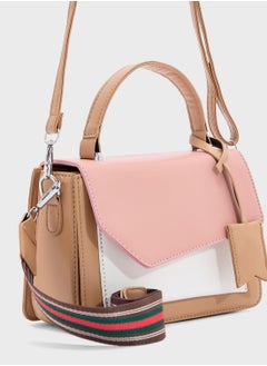 ELLA Color Block Satchel Bag  - Image 4