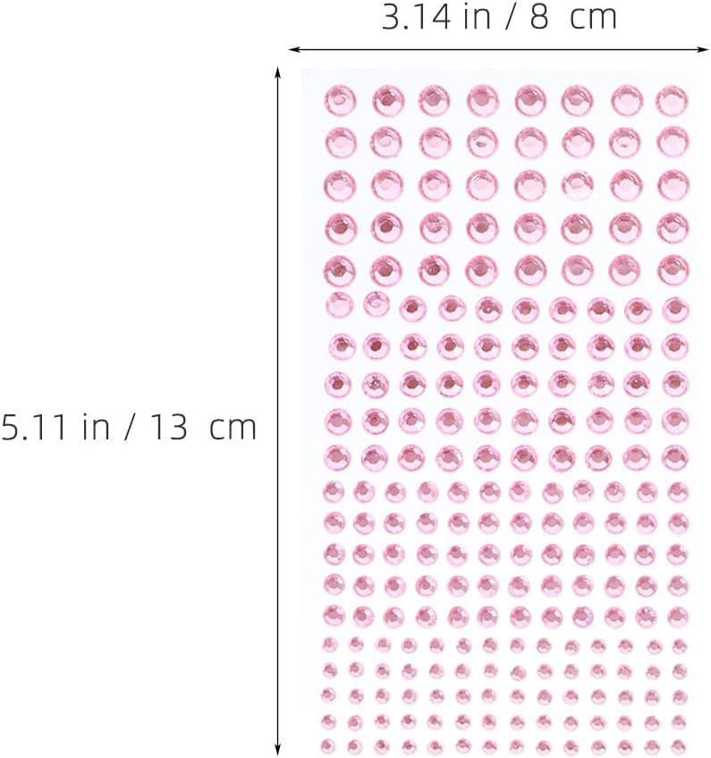 12 Sheets Face Jewels: Acrylic Face Rhinestones Stickers - Sparkly Self-Adhesive Gems for Makeup Weddings and Festival - Jewel Stickers for Crafts and Nail Art - Image 4