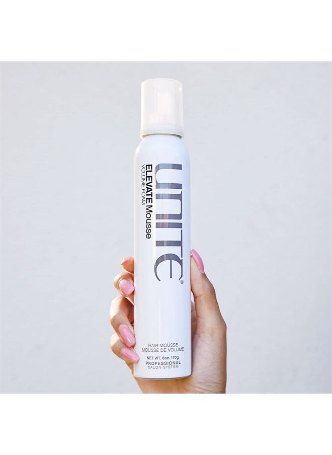 UNITE Hair ELEVATE Mousse - Volumizing Foam, 6 Oz (Pack of 1)  - Image 2