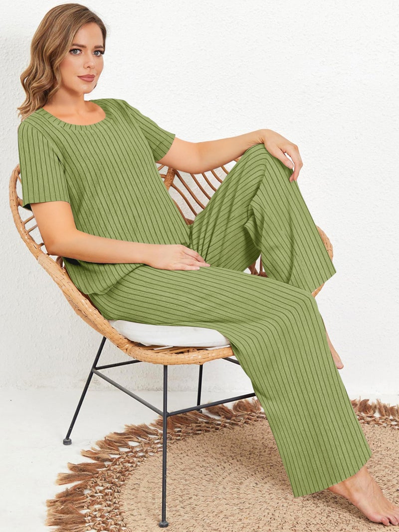 Toochki Women’s Co ord Set | Co-ord Sets For Womans | Two Piece Coord dress For Woman's | Pajama Set with Top & Pants|| Korean Night Suit|| Light Weight Printed Set || Soft & Comfy Sleepwear - Image 5